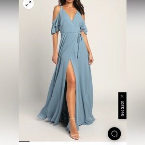 Lulus xl formal wrap dress.